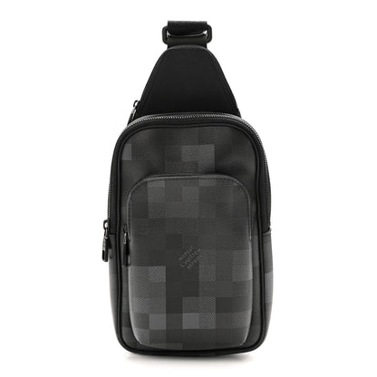 Louis Vuitton Damier Graphite Pixel Avenue Sling Backpack Gris 1 of 10