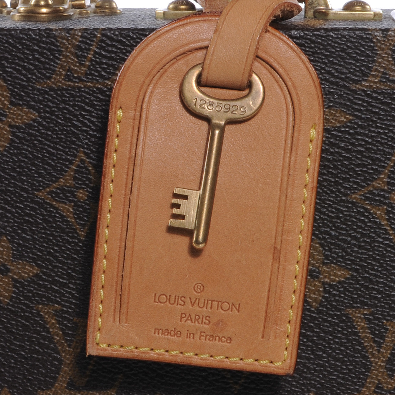 Monogram Boite Bijoux 34 Jewelry Case Hard Trunk
