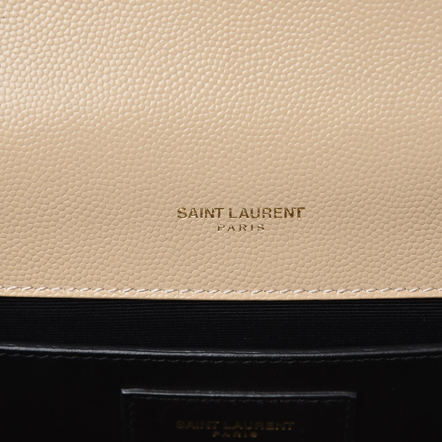 Saint Laurent Grain De Poudre Small Monogram Kate Satchel Nude Powder 6 of 9
