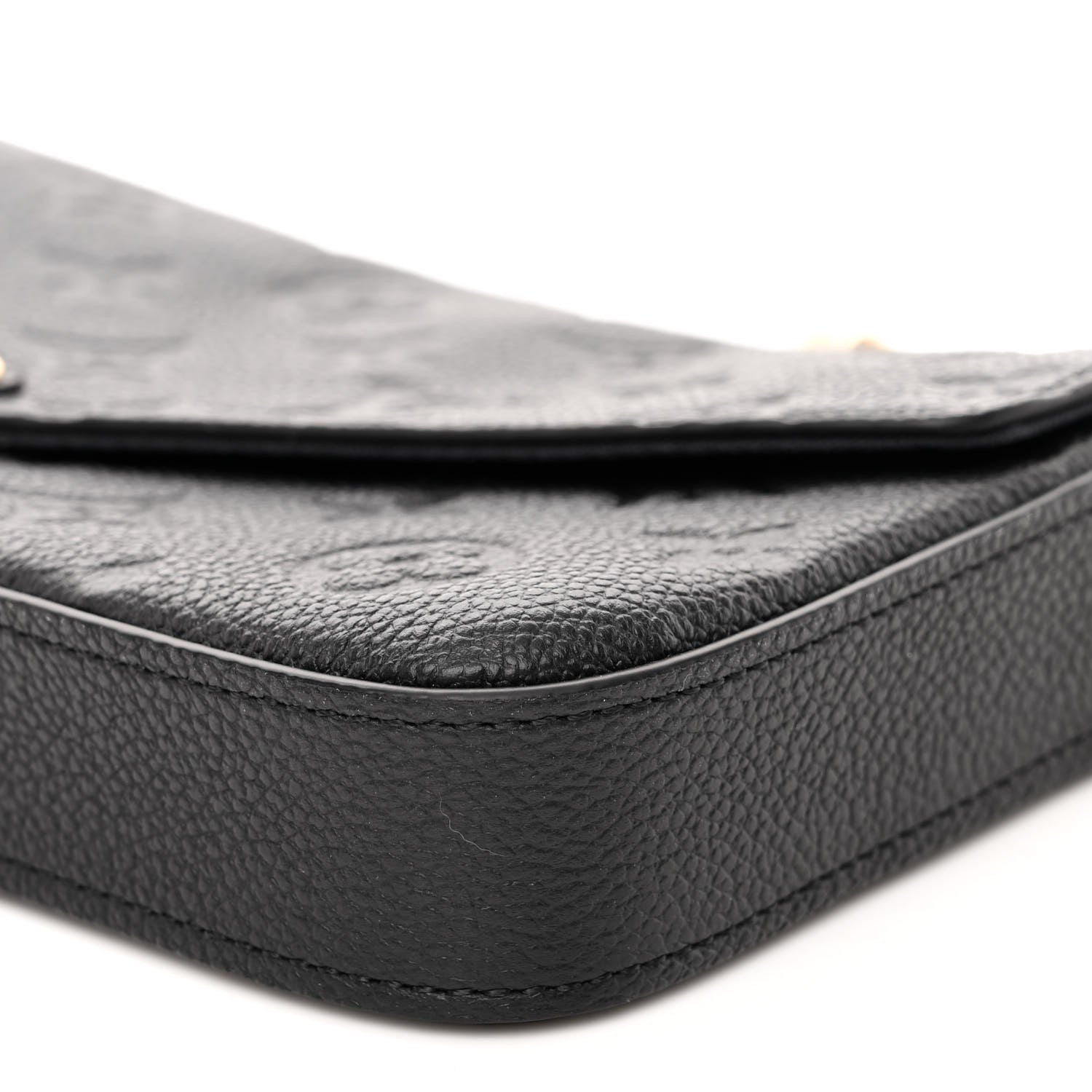 Louis Vuitton Empreinte Pochette Felicie Chain Wallet Black 8 of 9
