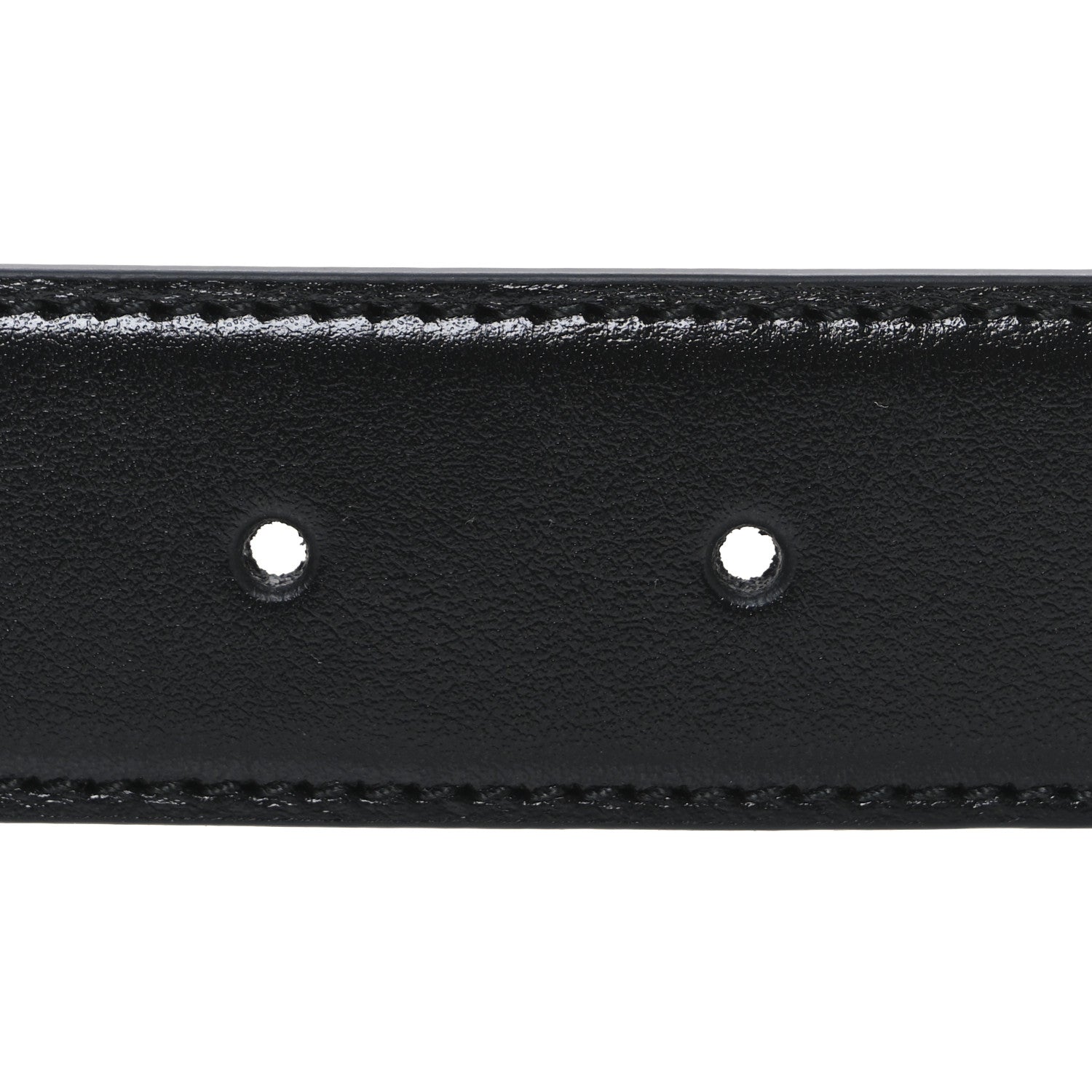 Gucci Plutone Calfskin Crystal Double G 30mm Belt 75 30 Black 3 of 5