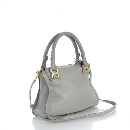 Chloe Calfskin Medium Marcie Satchel Cashmere Grey 3 of 8