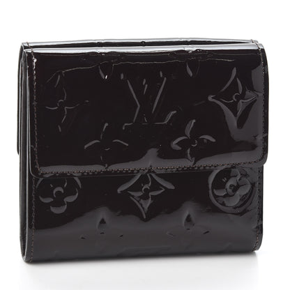 Louis Vuitton Vernis Elise Wallet Amarante 2 of 9