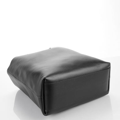 Saint Laurent Calfskin Shopping Tote Bag Black 4 of 8