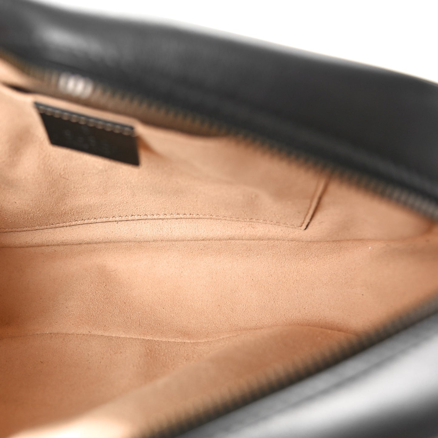 Calfskin Matelasse Small GG Marmont Chain Shoulder Bag Black