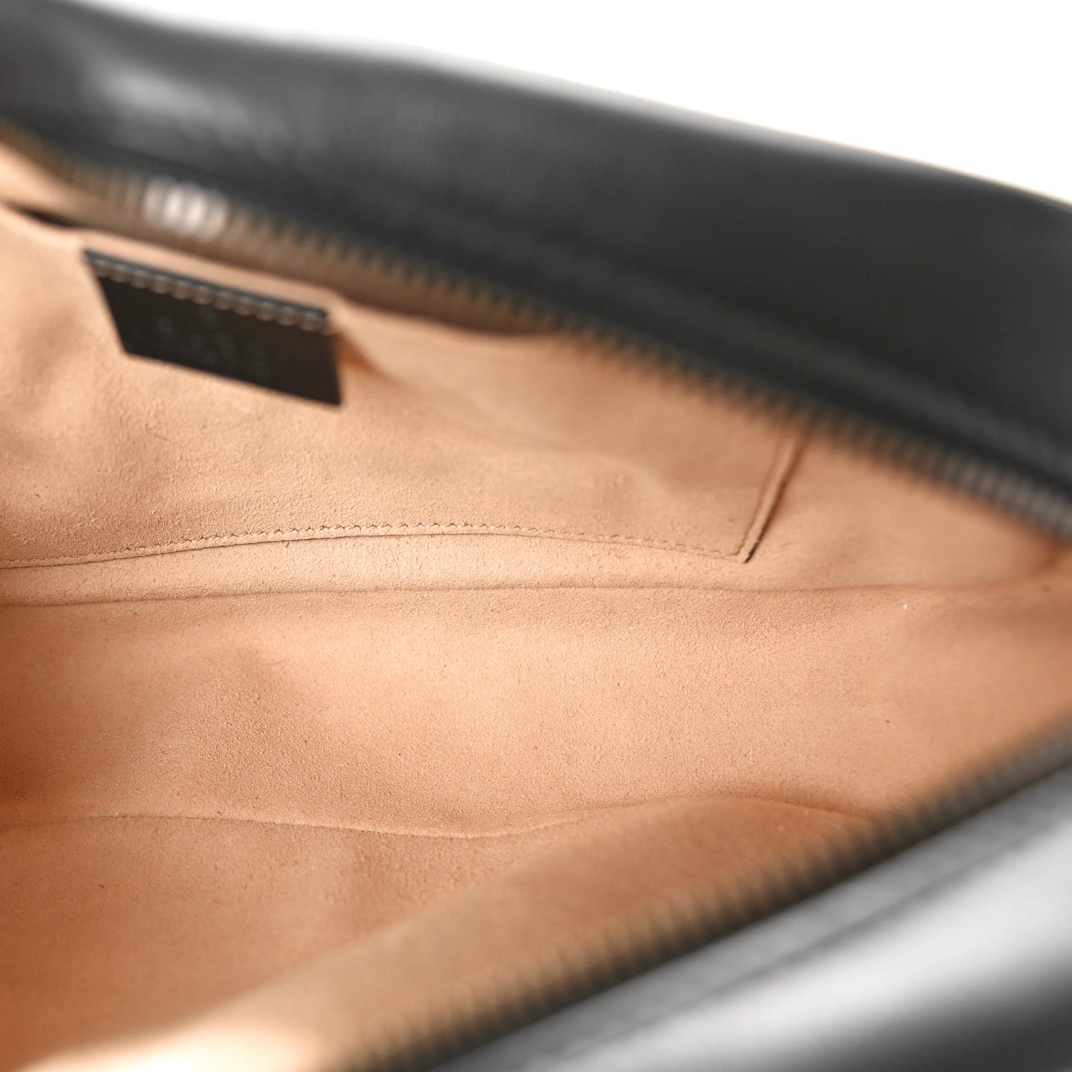 Gucci Calfskin Matelasse Small GG Marmont Chain Shoulder Bag Black 5 of 10