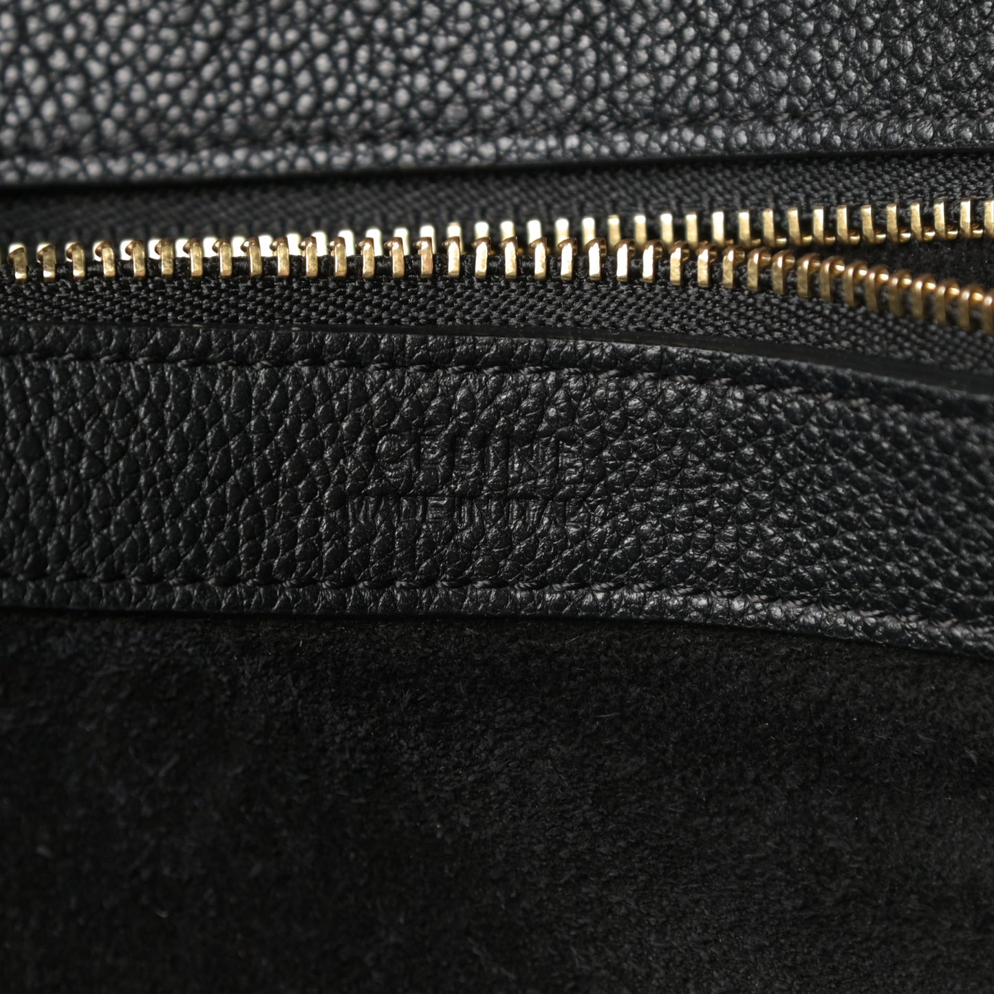 Soft Grained Calfskin Small Belt Cabas Phantom Black