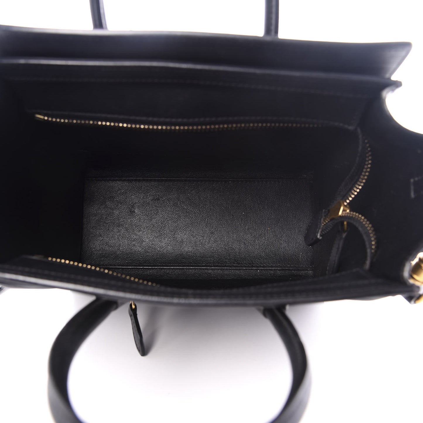 Smooth Calfskin Nano Luggage Black