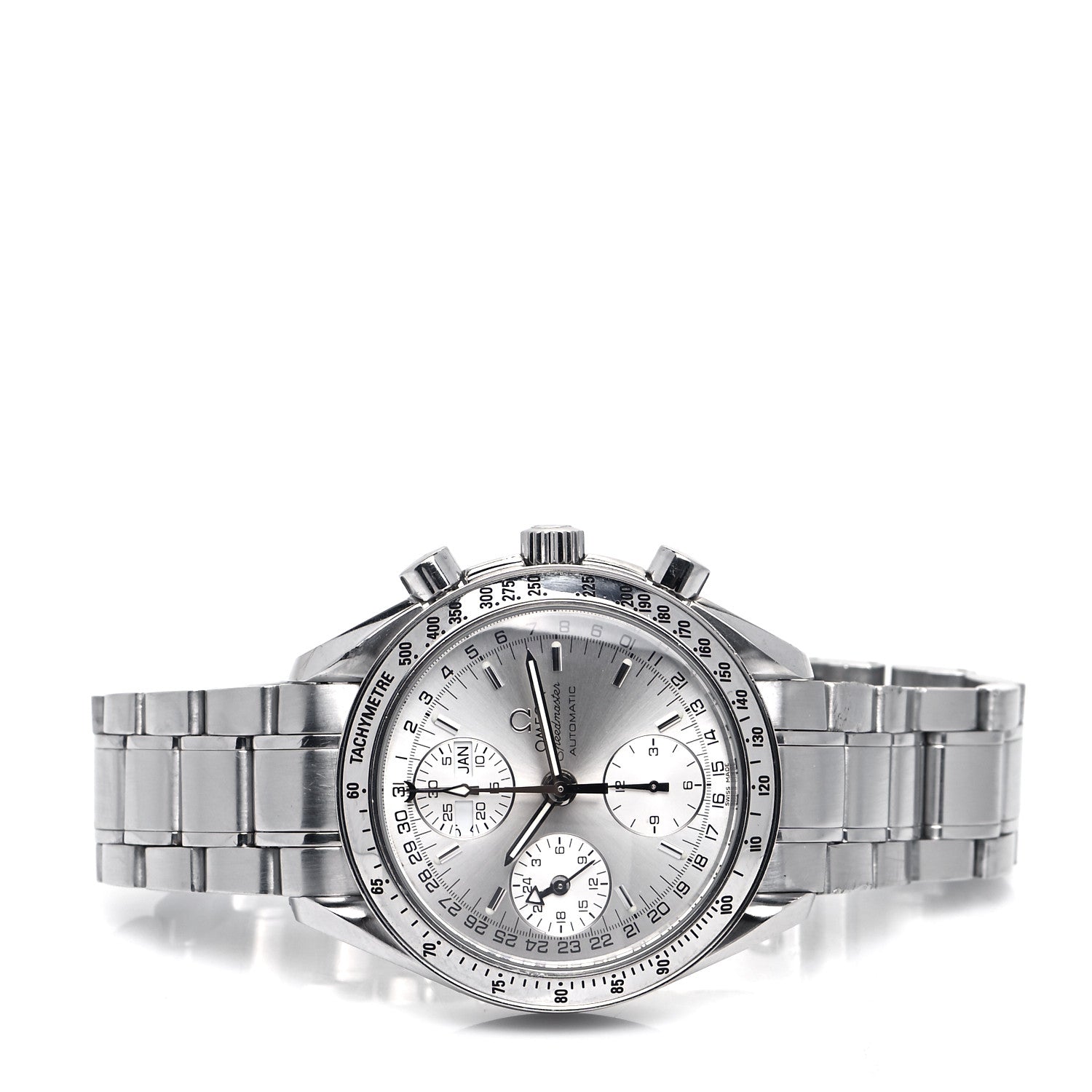 Omega Stainless Steel 39mm Speedmaster Triple Calendar Chronograph Automatic Watch 3523.30.00 2 of 4