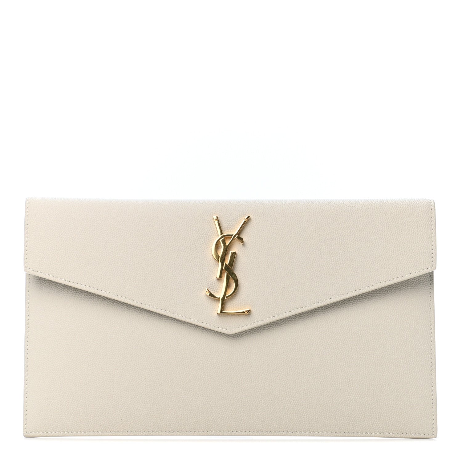 Saint Laurent Grain De Poudre Uptown Pouch Crema Soft 1 of 6