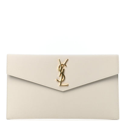 Saint Laurent Grain De Poudre Uptown Pouch Crema Soft 1 of 6