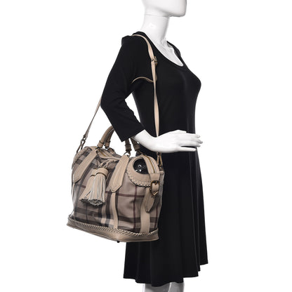 Burberry Smoked Check Medium Ellers Tote Trench 2 of 18
