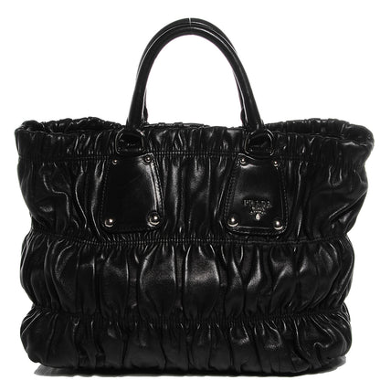 Prada Nappa Gaufre Tote Nero Black 1 of 11