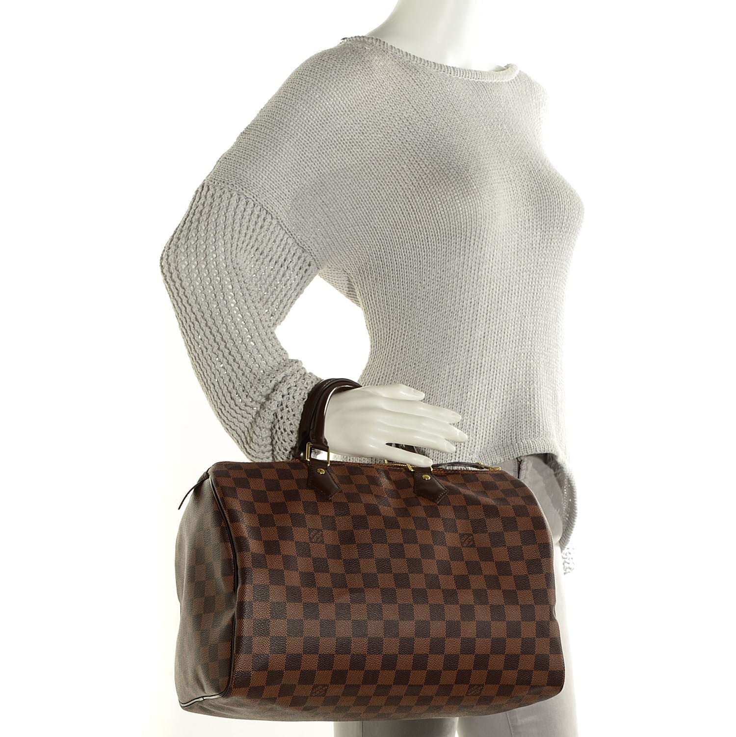 Louis Vuitton Damier Ebene Speedy 35 2 of 8
