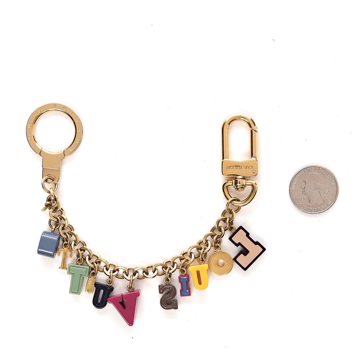 Resin Playtime Bag Charm Multicolor