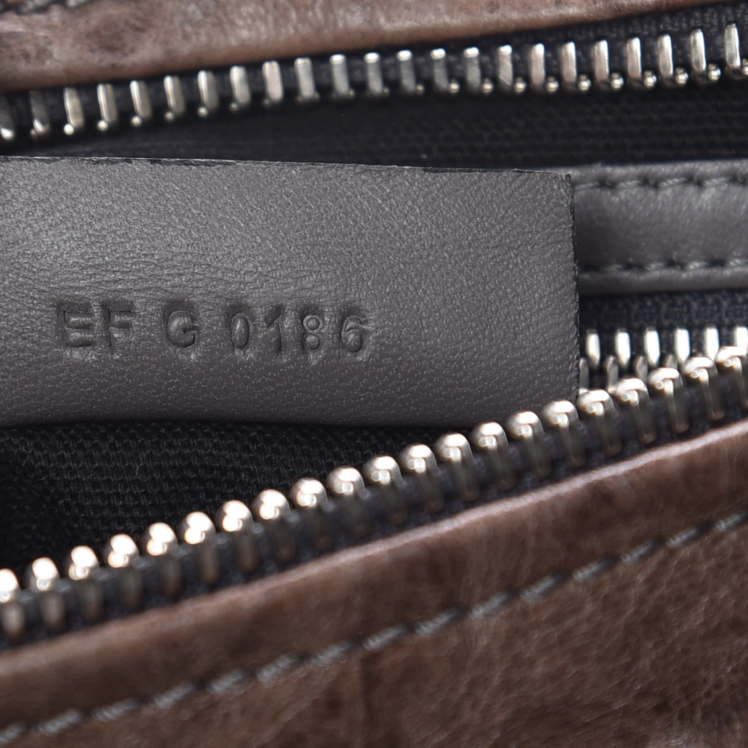 Givenchy Tumbled Sheepskin Small Pandora Charcoal 8 of 10
