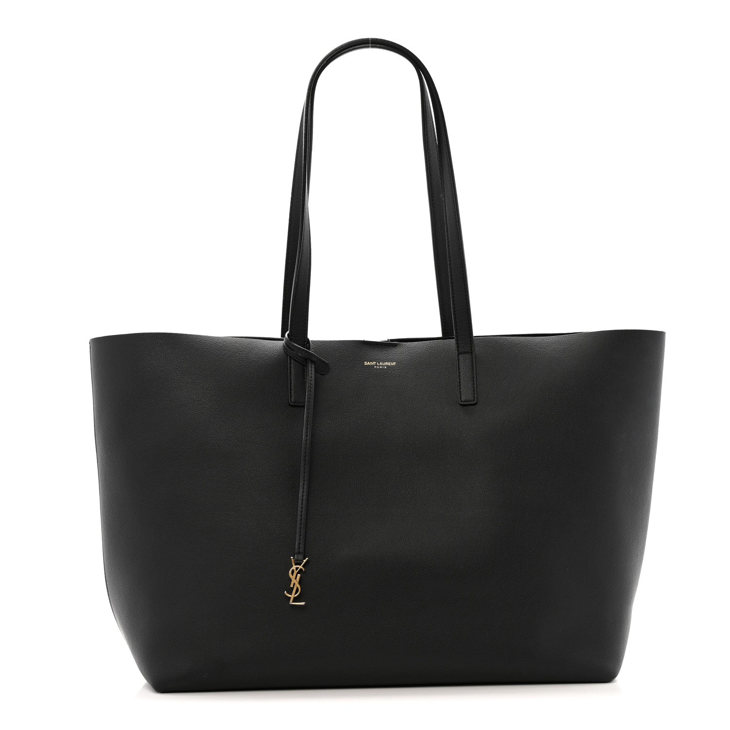 Saint Laurent Calfskin Large Shopping Tote Black 1 of 13