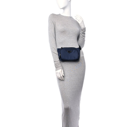 Prada Re-Nylon Saffiano Belt Bag Navy 2 of 11