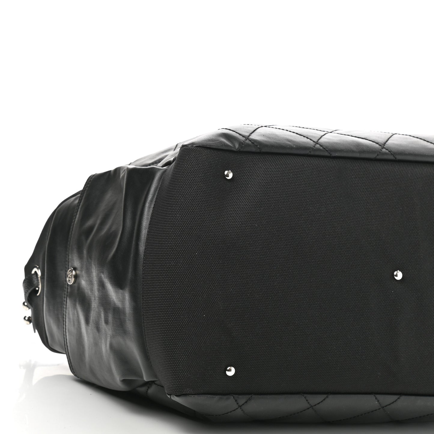 Coated Canvas Paris Biarritz XL Travel Bag Black