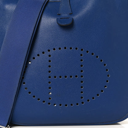 Hermes Epsom Evelyne III PM Bleu Electrique 7 of 16