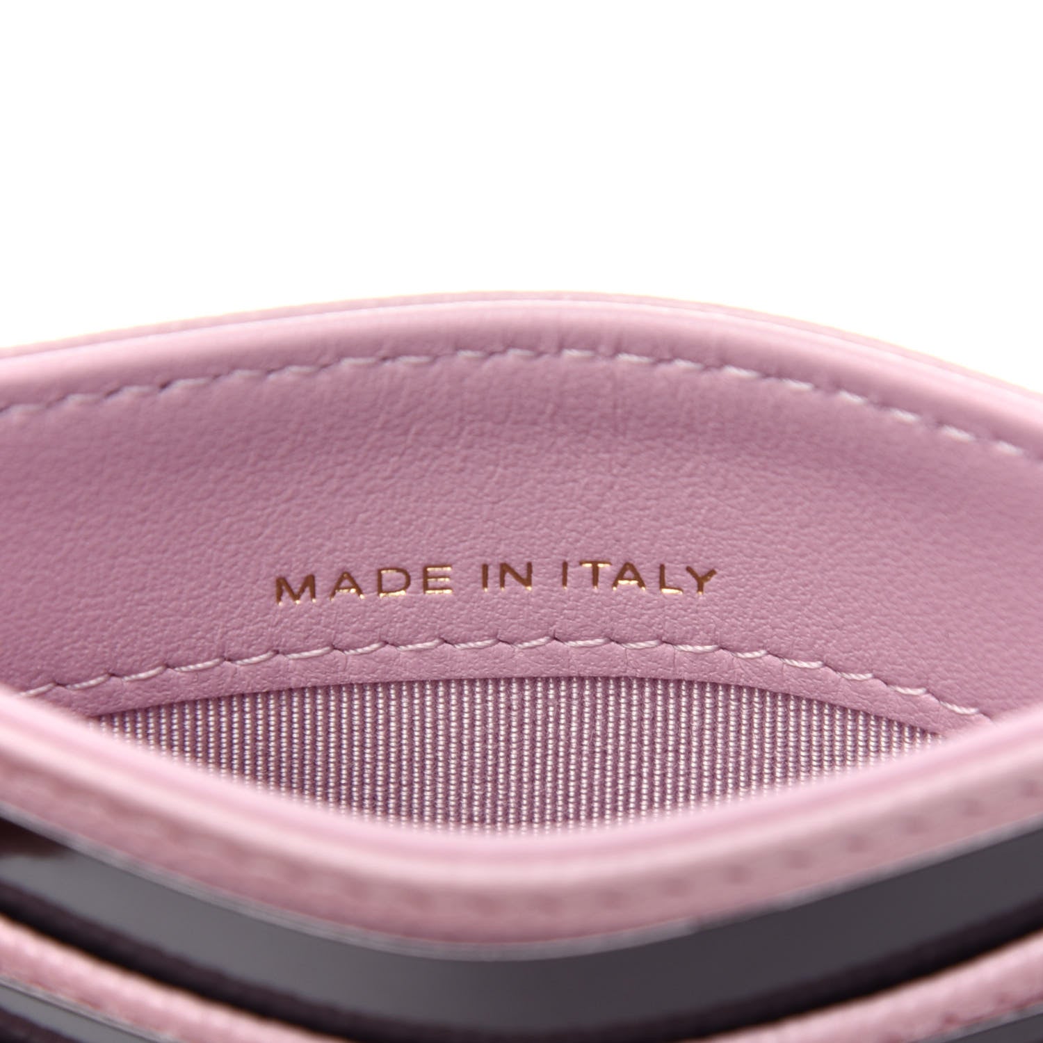 Chanel Caviar Quilted Card Holder Pink 7 of 9