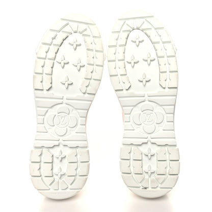 Louis Vuitton Denim Monogram Squad Sneakers 41 Pink 5 of 9