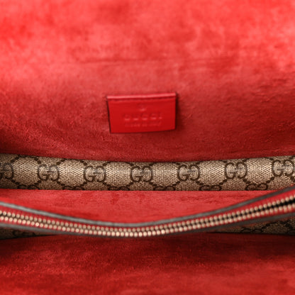 Gucci GG Supreme Monogram Small Dionysus Shoulder Bag Red 5 of 10