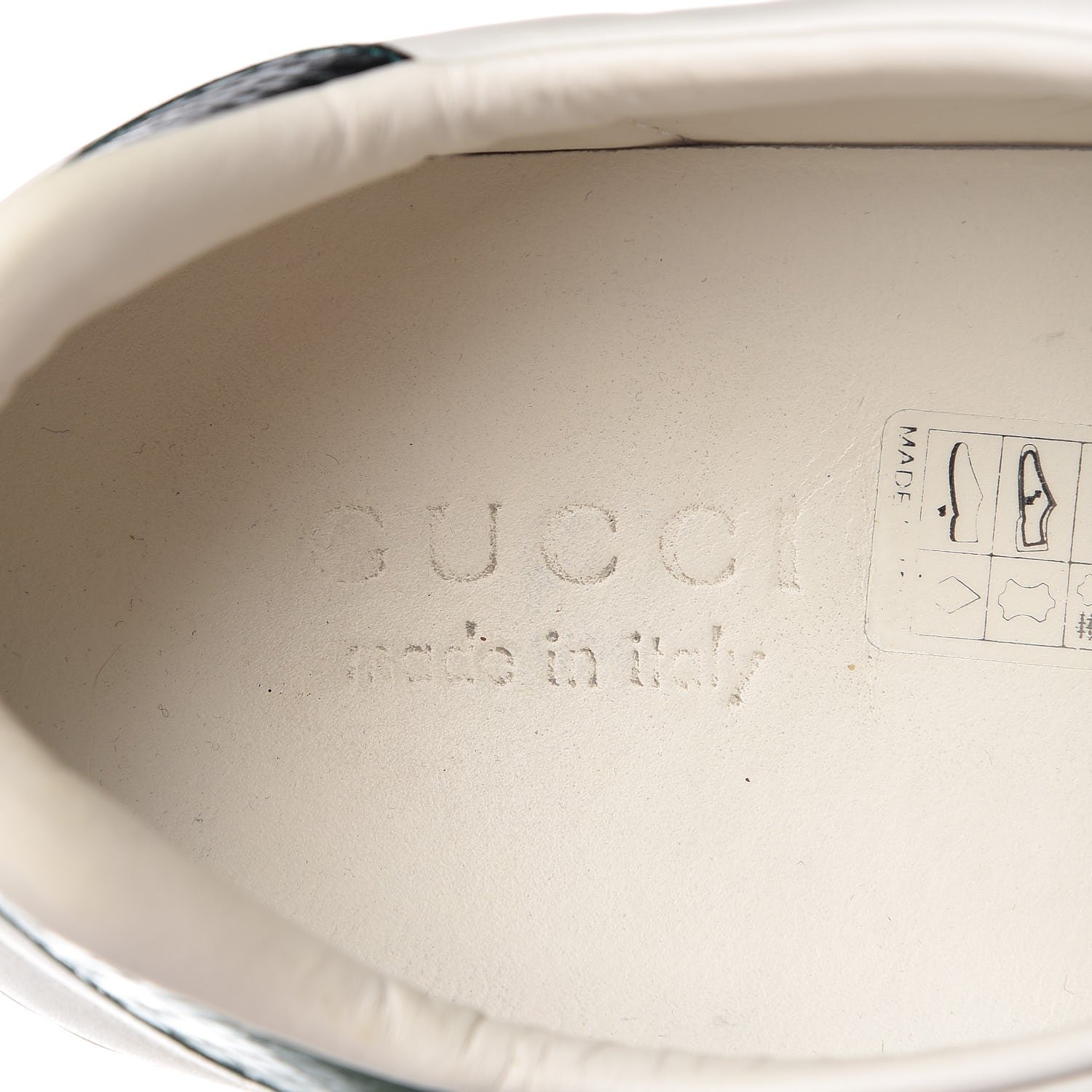 Gucci Calfskin Ayers Web Mens Dionysus Ace Sneakers 9 White 9 of 10