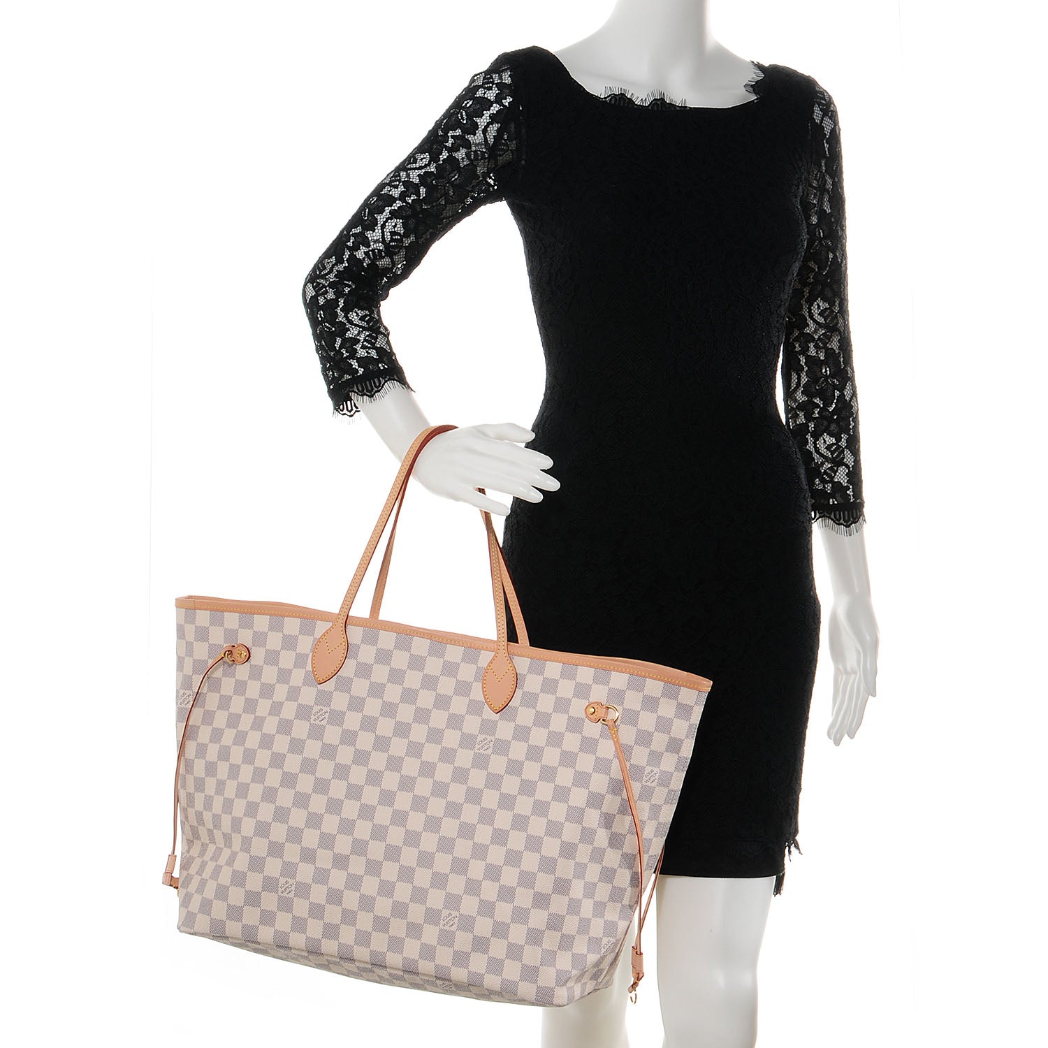 Louis Vuitton Damier Azur Neverfull GM 2 of 7