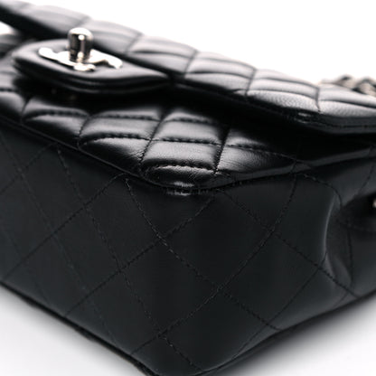 Chanel Lambskin Quilted Mini Rectangular Flap Black 10 of 13