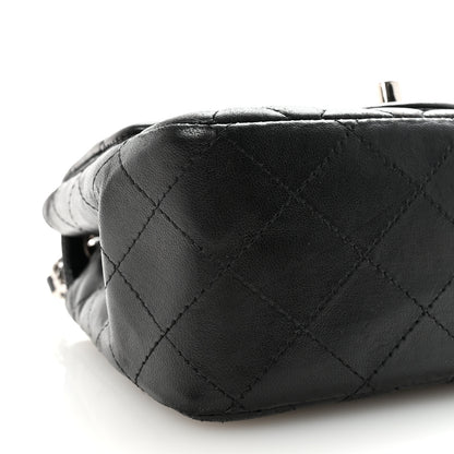 Chanel Lambskin Quilted Mini Square Flap Black 10 of 11
