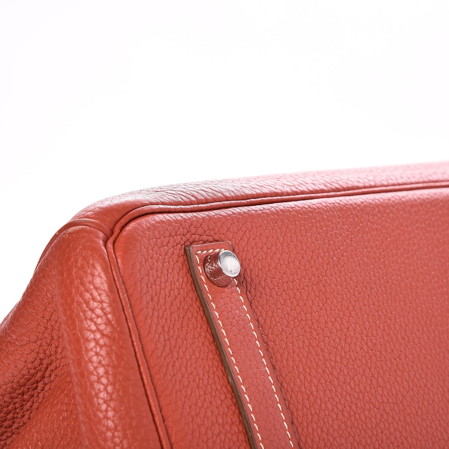Hermes Taurillon Clemence Birkin 35 Sanguine 6 of 32
