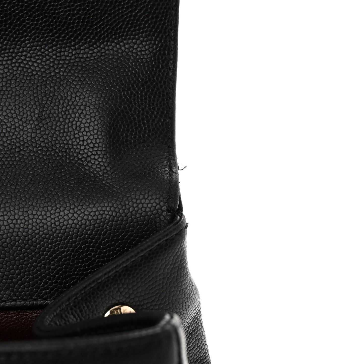 Caviar Quilted Large Business Affinity Flap Black