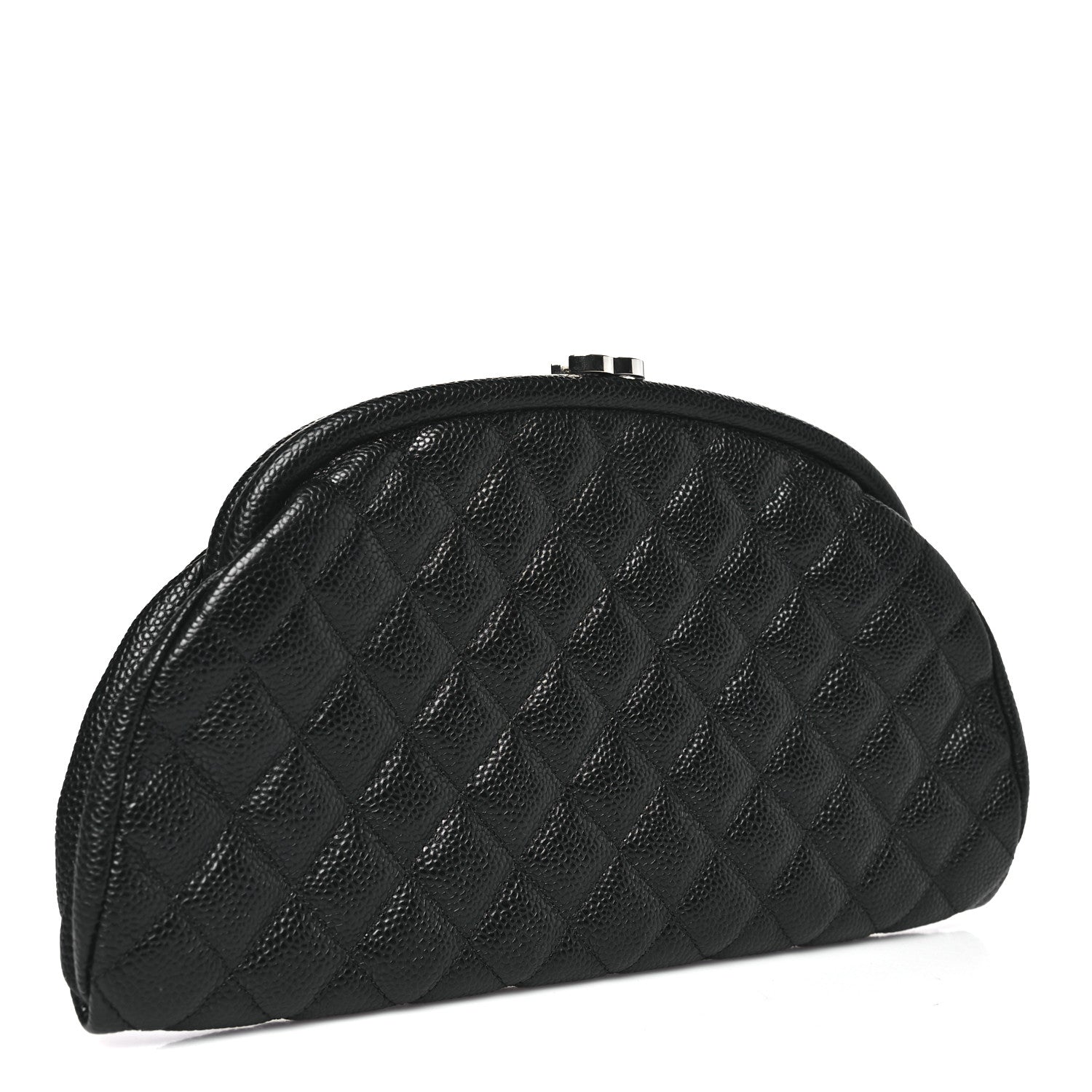 Chanel Caviar Quilted Timeless Clutch Black 3 of 8