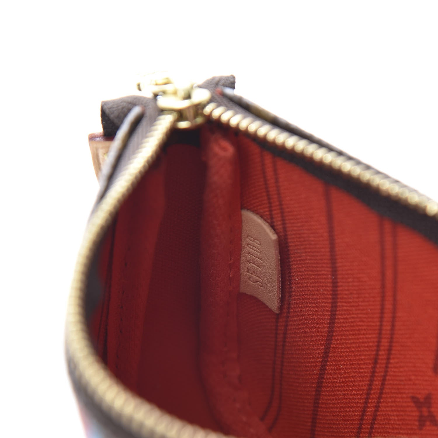 Louis Vuitton Monogram My LV Heritage Mini Pochette Accessories Blue Claire Rouge 8 of 9
