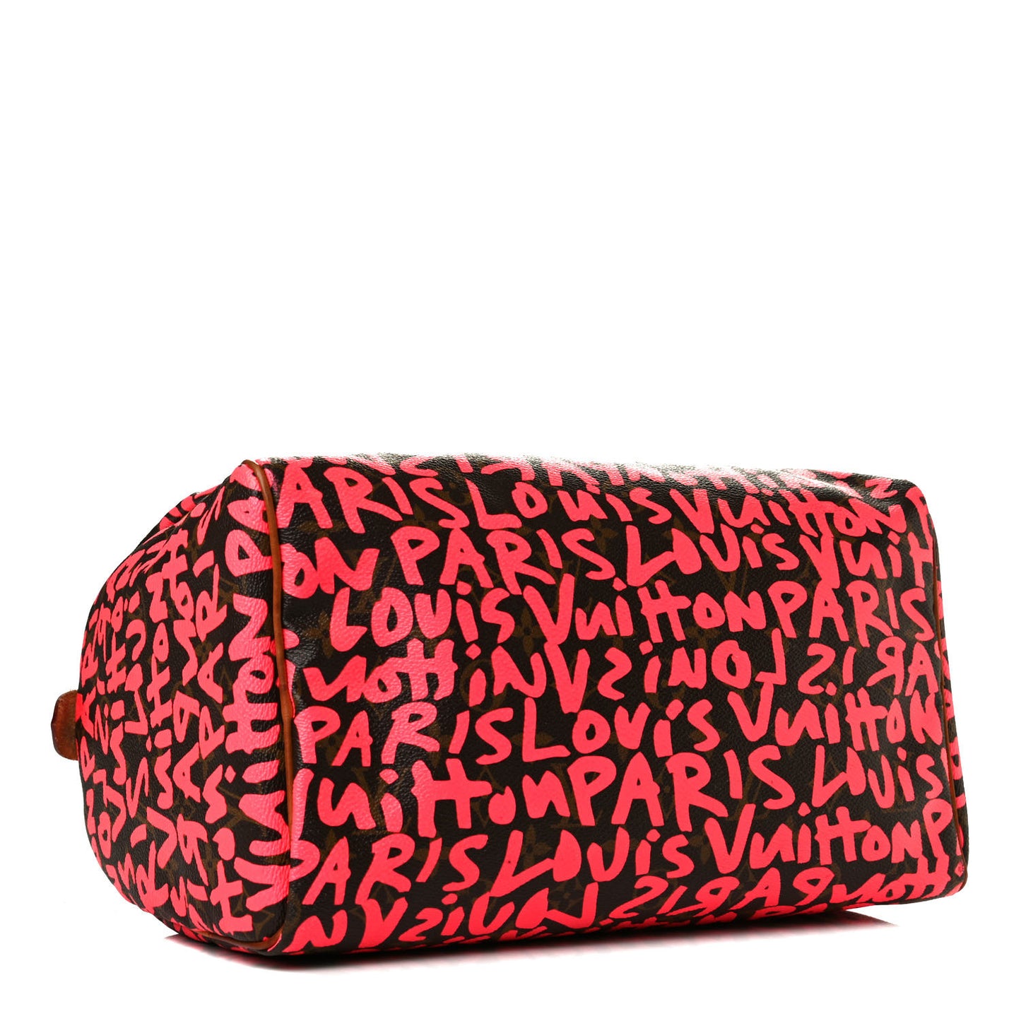 Monogram Graffiti Speedy 30 Fuchsia