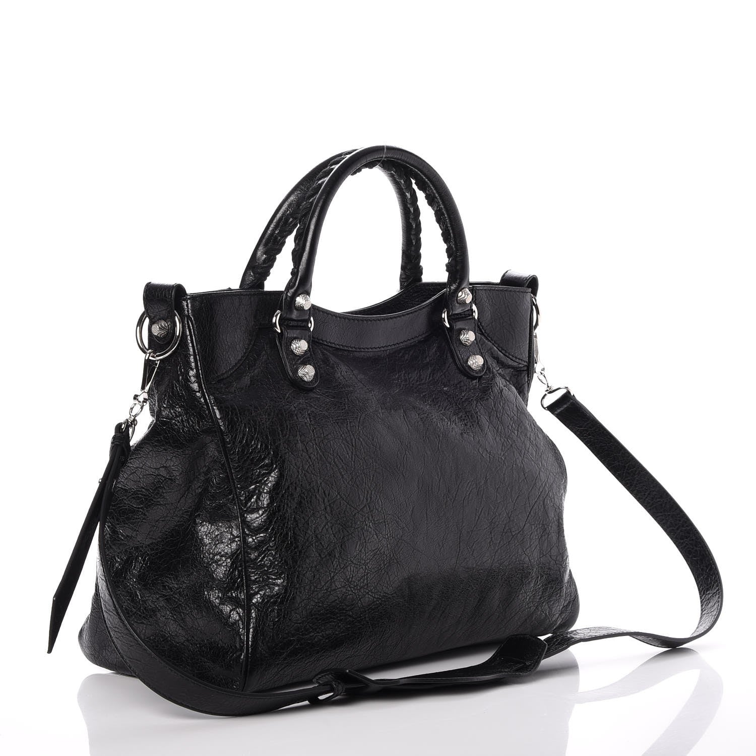 Balenciaga Agneau Giant 12 Silver Hardware Velo Black 4 of 8