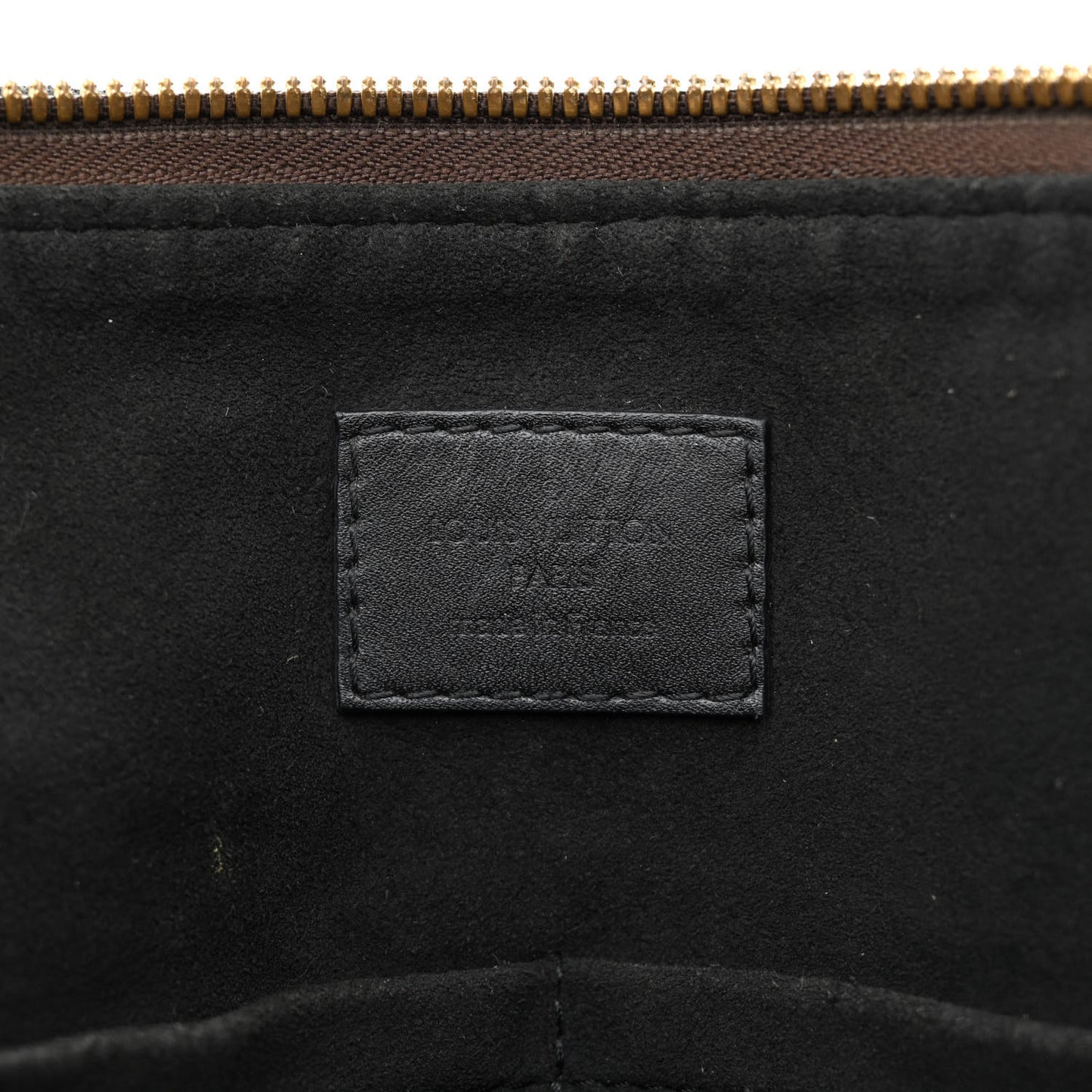 Monogram Flower Zipped Tote MM Black
