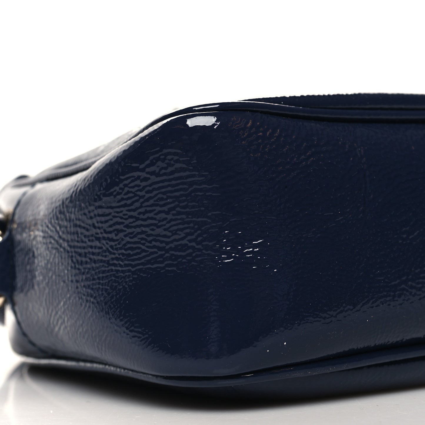 Vernice Naplack Small Soho Disco Bag Uniform Blue