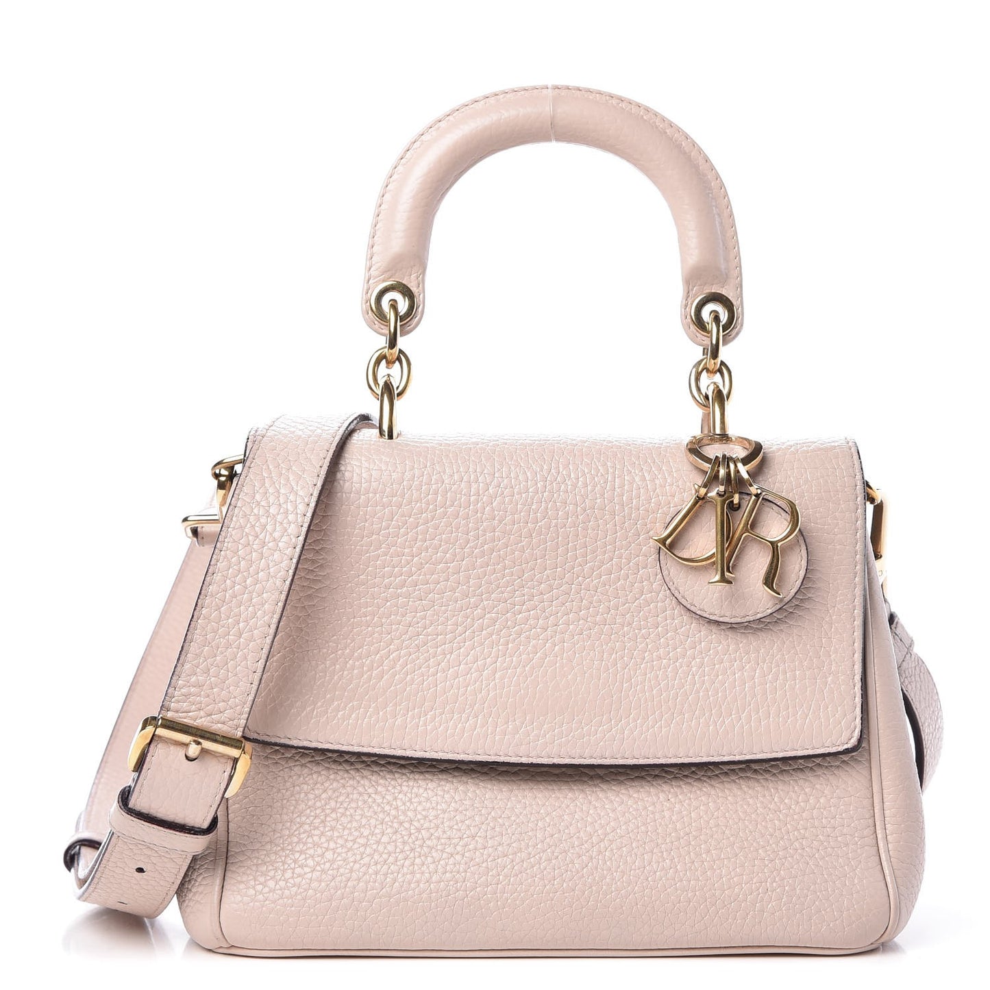 Bullcalf Mini Be Dior Flap Rose Poudre