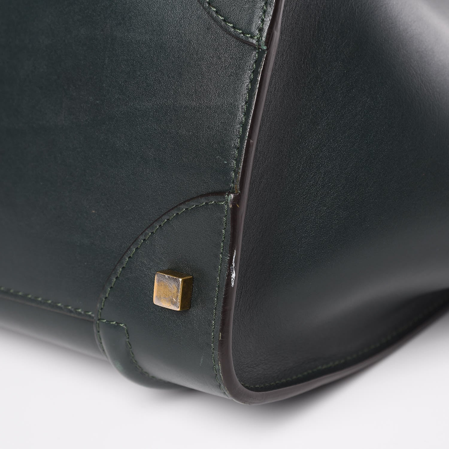 Celine Smooth Calfskin Mini Luggage Emerald 7 of 11