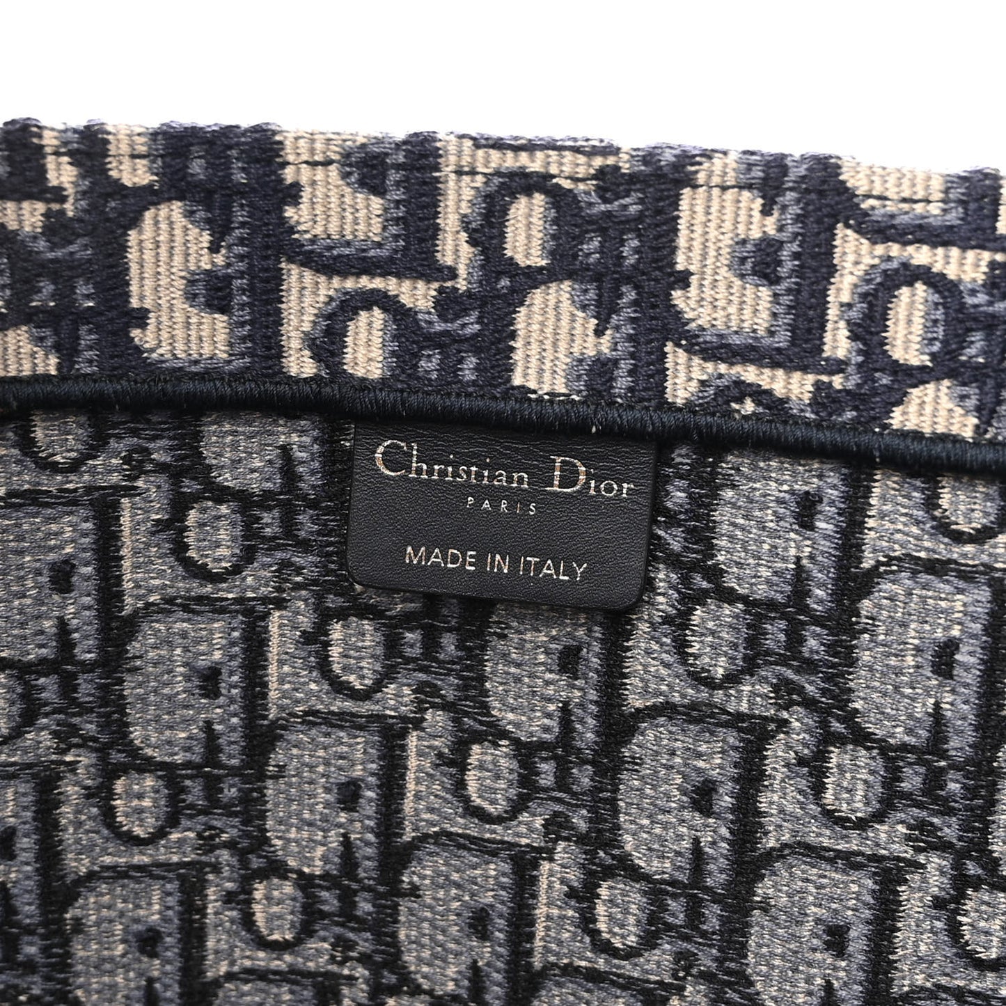 Oblique Book Tote Blue Multicolor