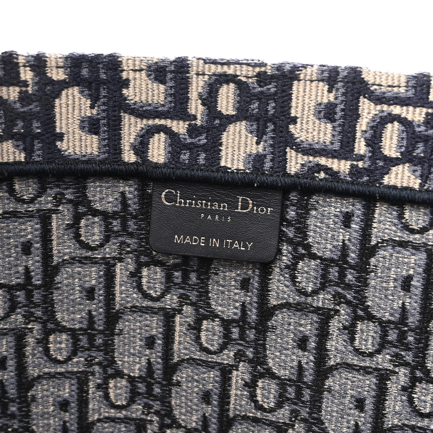 Christian Dior Oblique Book Tote Blue Multicolor 6 of 10
