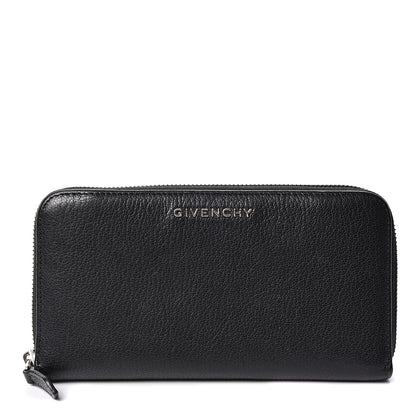 Givenchy Sugar Goatskin Pandora Zip Around Wallet Black 1 of 9