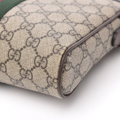 Gucci GG Supreme Monogram Web Small Ophidia Messenger Bag Brown 9 of 11