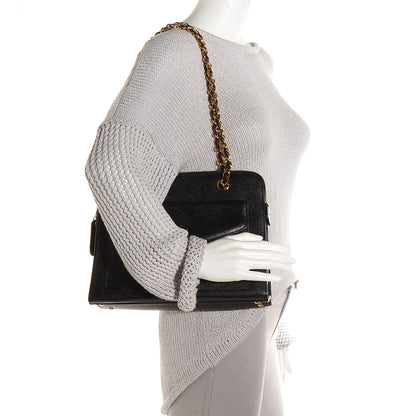 Chanel Caviar Flap Shoulder Bag Black 2 of 9