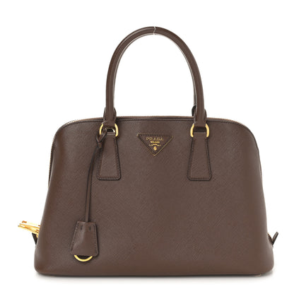 Prada Saffiano Lux Medium Promenade Tote Cacao 1 of 9
