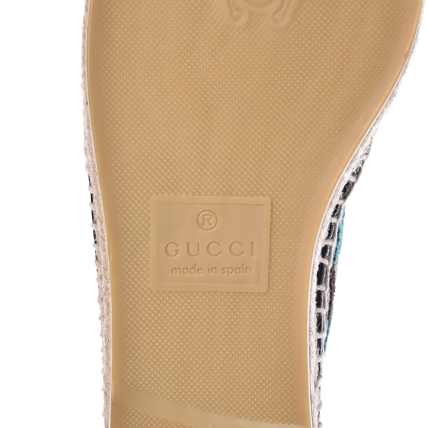 Gucci Velvet Lurex Square G Espadrilles 38.5 Silver Multicolor 6 of 11