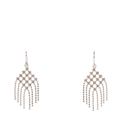 Tiffany 18K White Gold Fringe Earrings 1 of 5