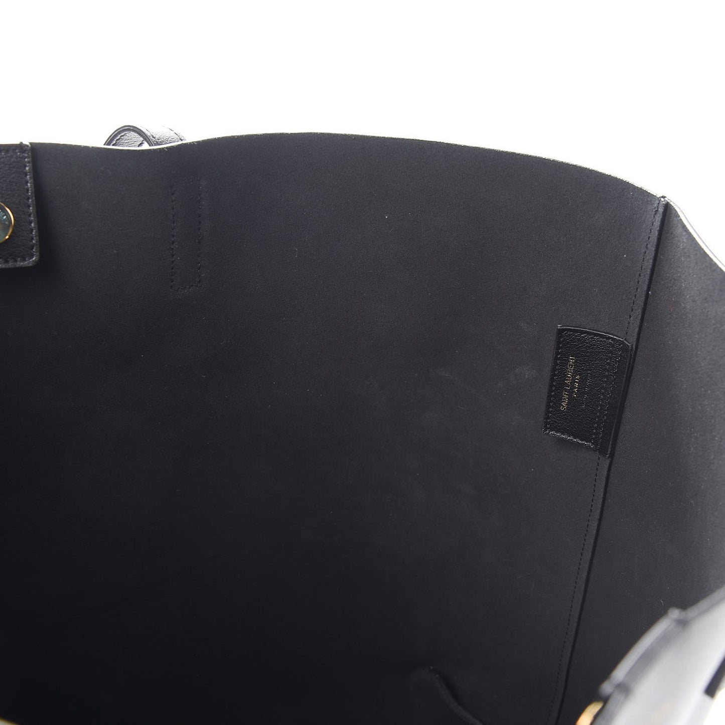Calfskin Large Shopping Tote Black